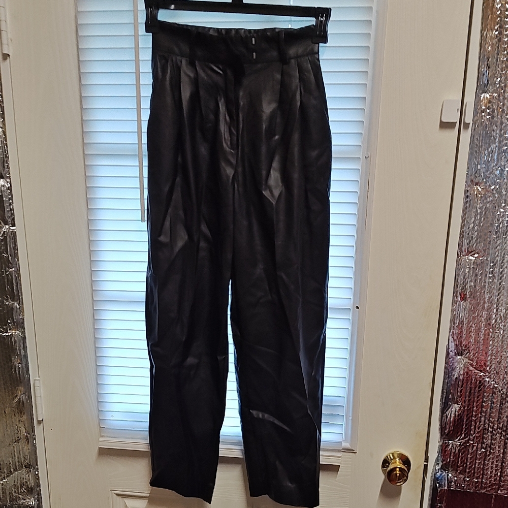 H&M Faux Leather Pants